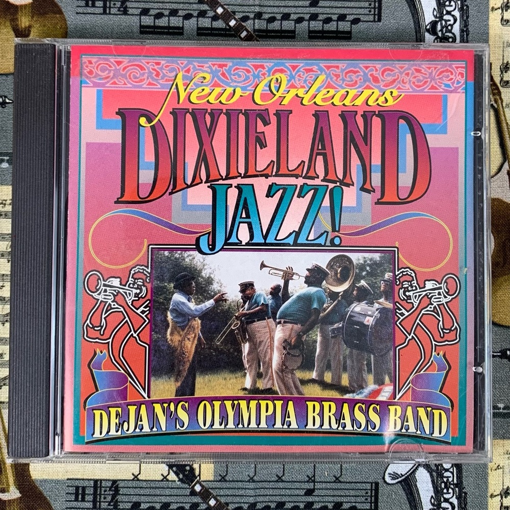 Dejan’s Olympia Brass Band Jazz CD. New Orleans Dixieland Jazz.